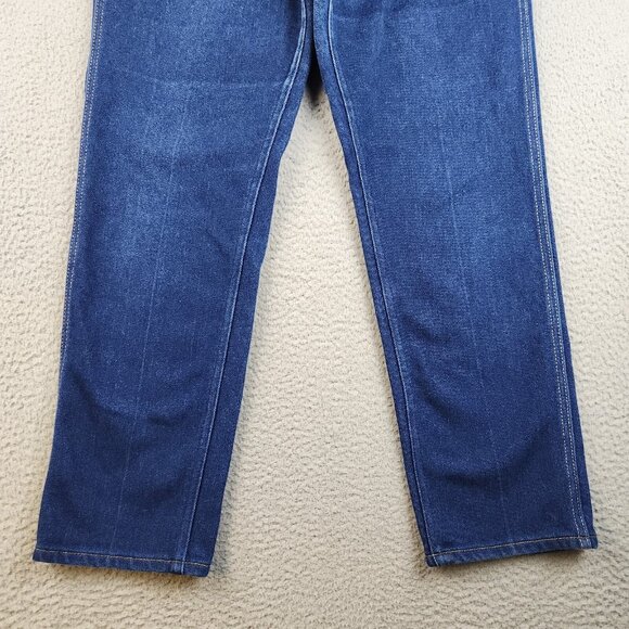 Vintage LEE Riders Jeans Women's 16P Blue Curvy Hight Waist Heavy USA Made - Picture 3 of 12